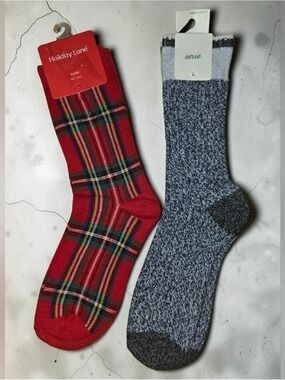 Aries Holiday Lane Crew Socks 2 Pack #SOK10